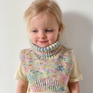 PetiteKnit - Terrazzo Neck Junior (Let op! Papieren, Engelstalige versie!)
