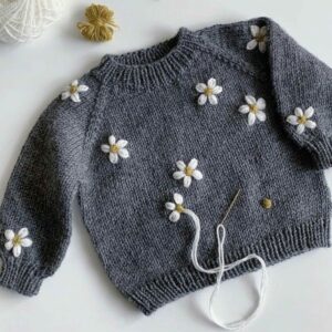 Daisy Sweater - Knitting for Olive
