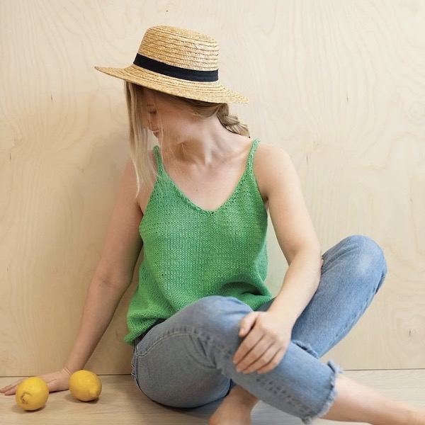 Sandnes Garn – Tykk Line – Los patroon Augusta singlet