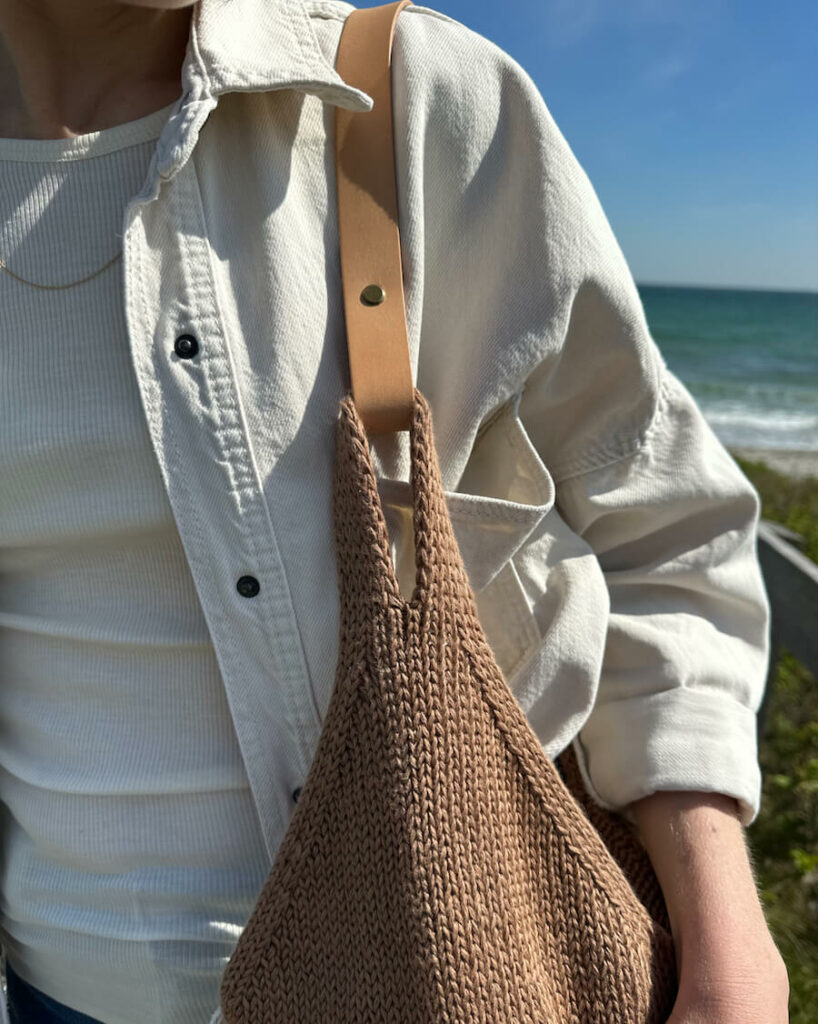 PetiteKnit – Leren band voor de Terrazzo Bag